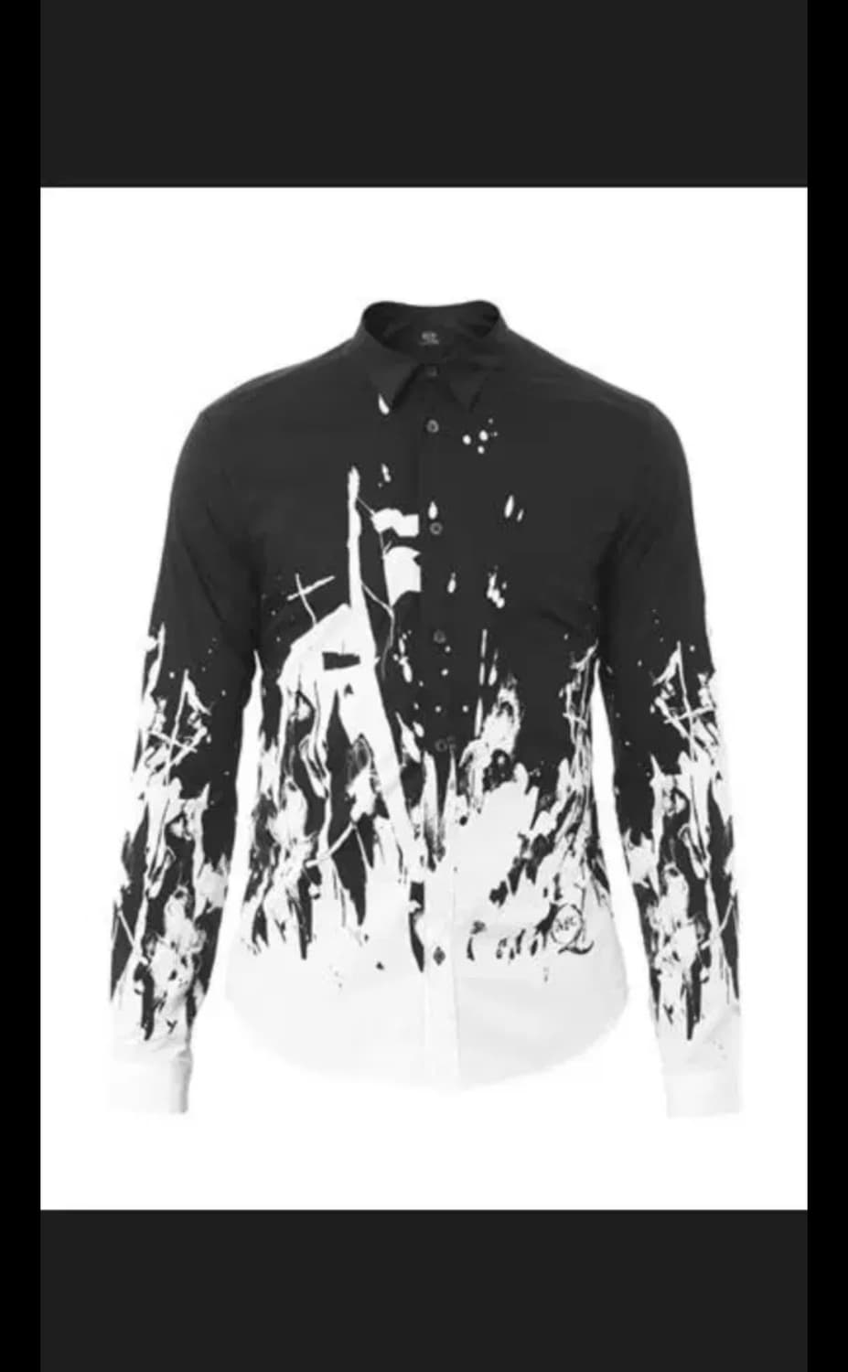 알렉산더맥퀸 페인팅셔츠 상품이미지1