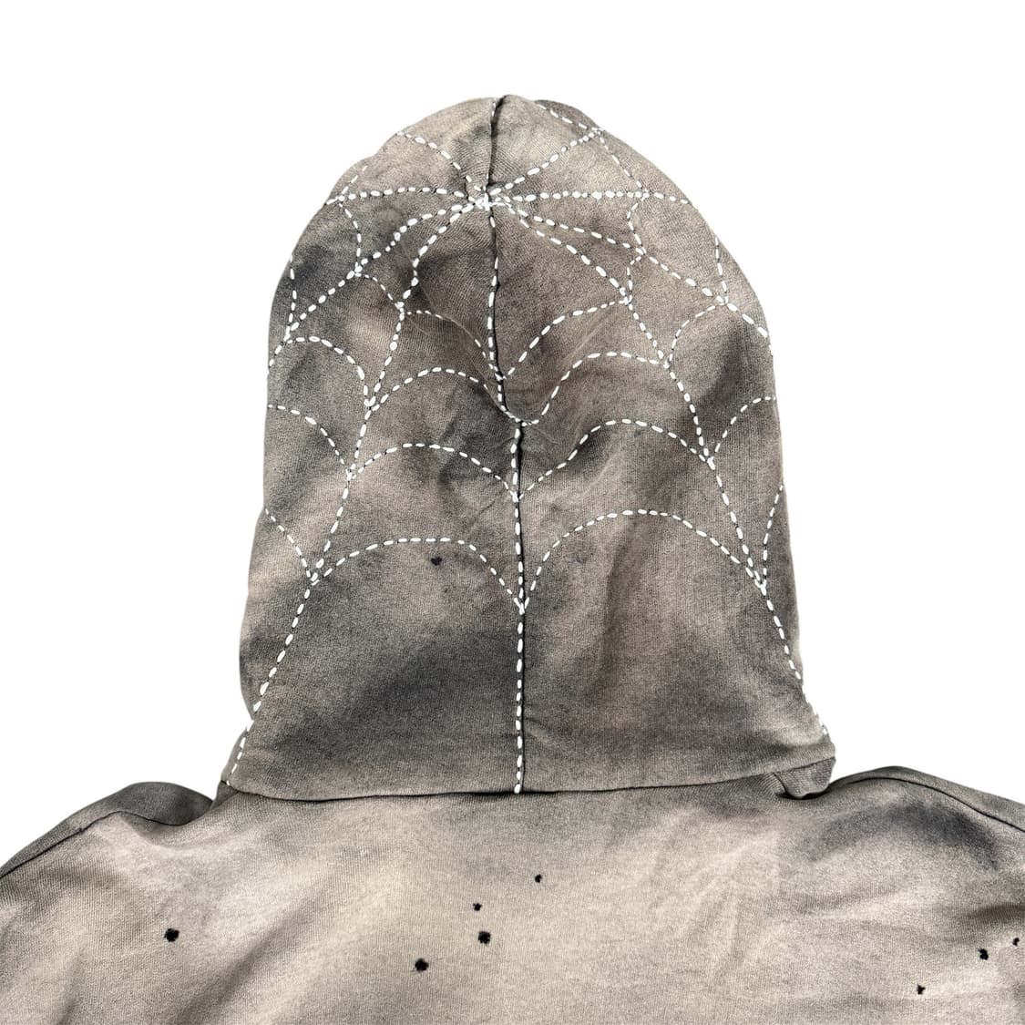 빈티지 페이드 스파이더웹 사시코 후드 Sashiko Hoodie 상품이미지8