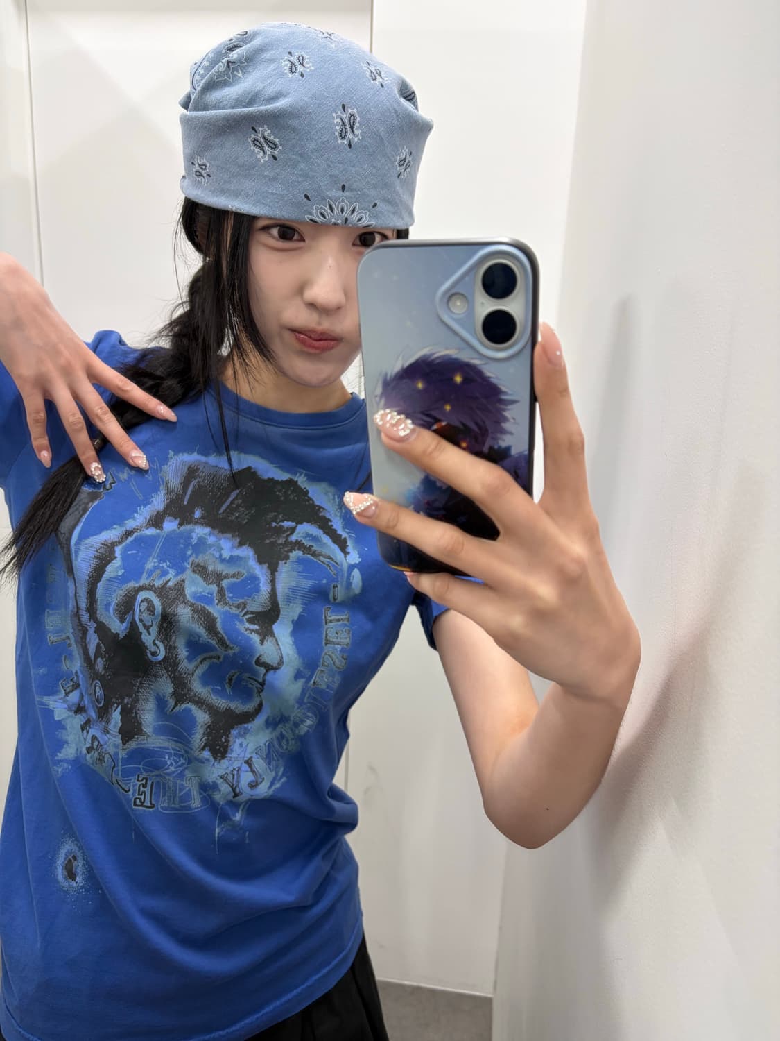 디젤 인디언 프린팅 반팔티 상품이미지5