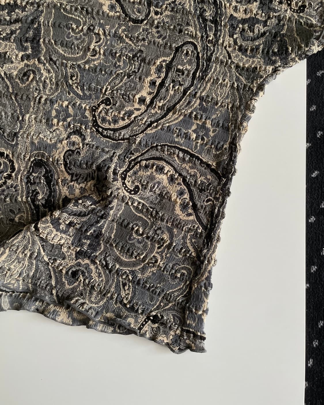 patterned wrinkle top 상품이미지8