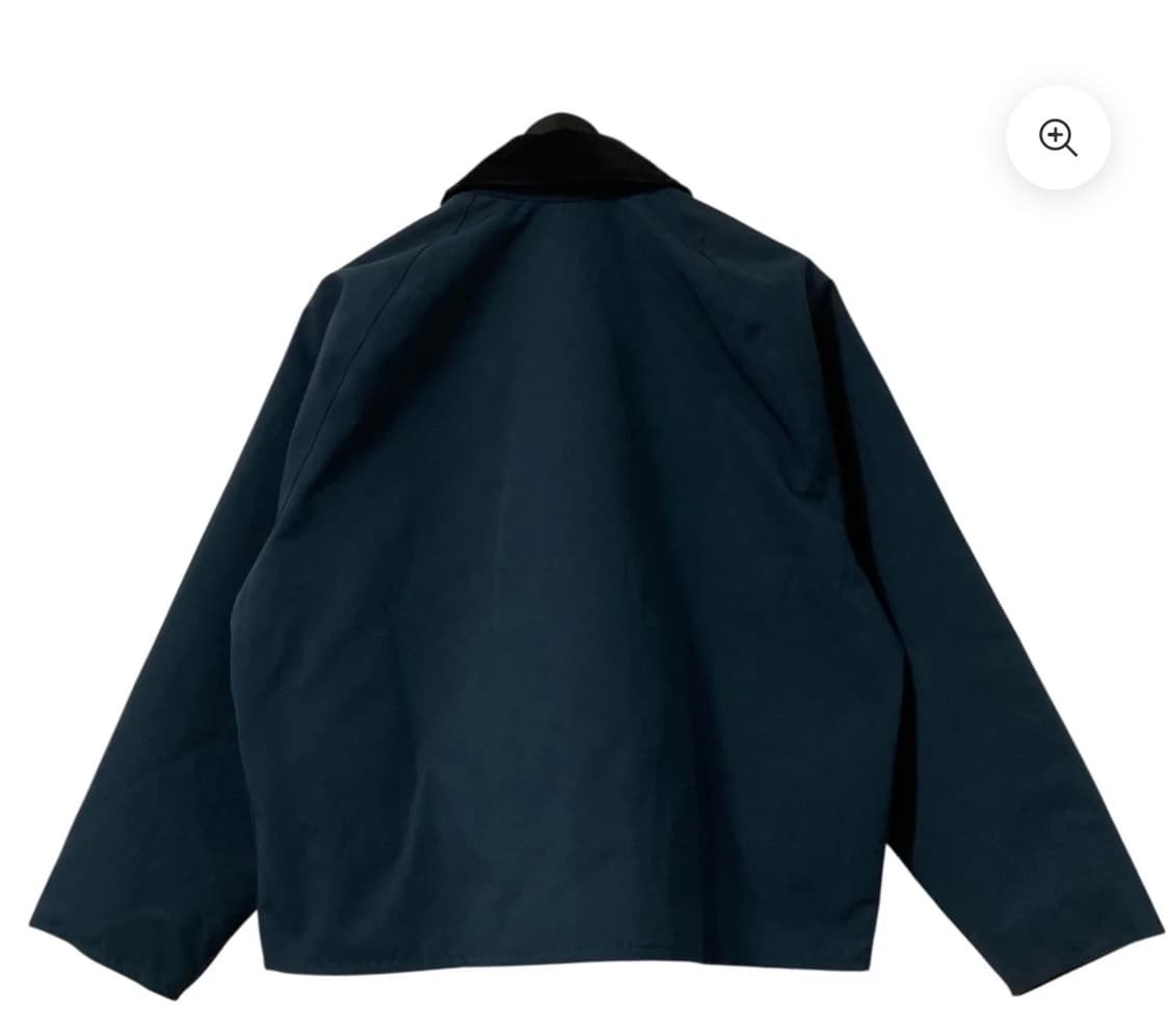 (새상품) 바버 빔즈 콜라보 별주 더블레이어 트랜스포트 38 자켓 네이비 상품이미지5