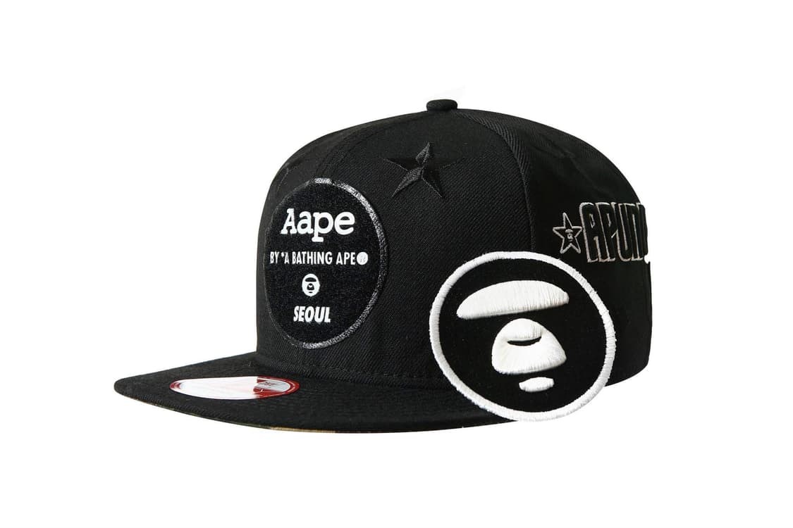 에이프 뉴에라 AAPE X NEWERA SEOUL 9FIFTY CAP 상품이미지4