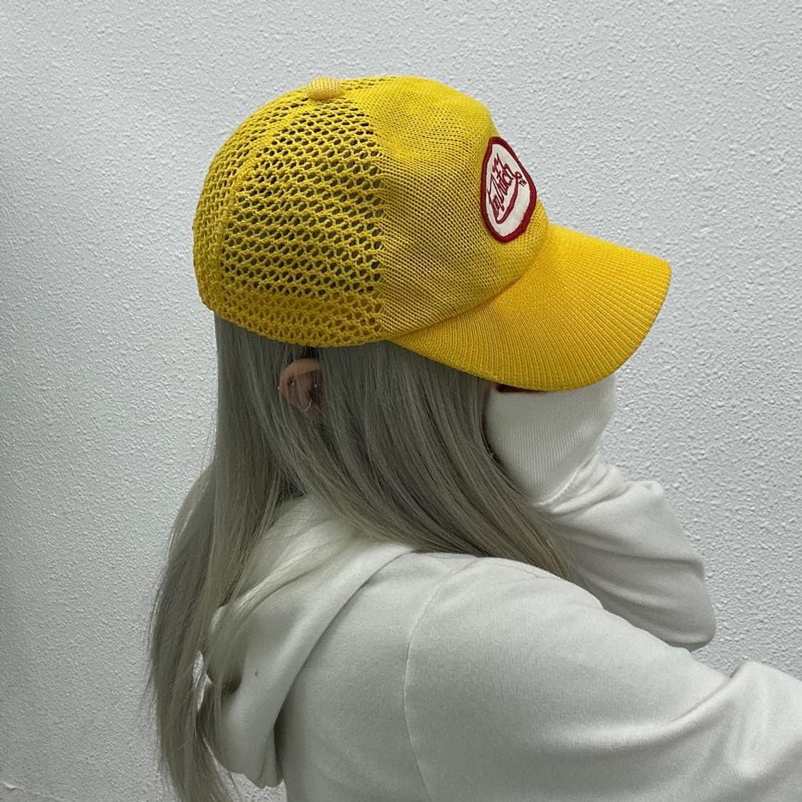 본더치 y2k 옐로우 매쉬 볼캡 상품이미지2