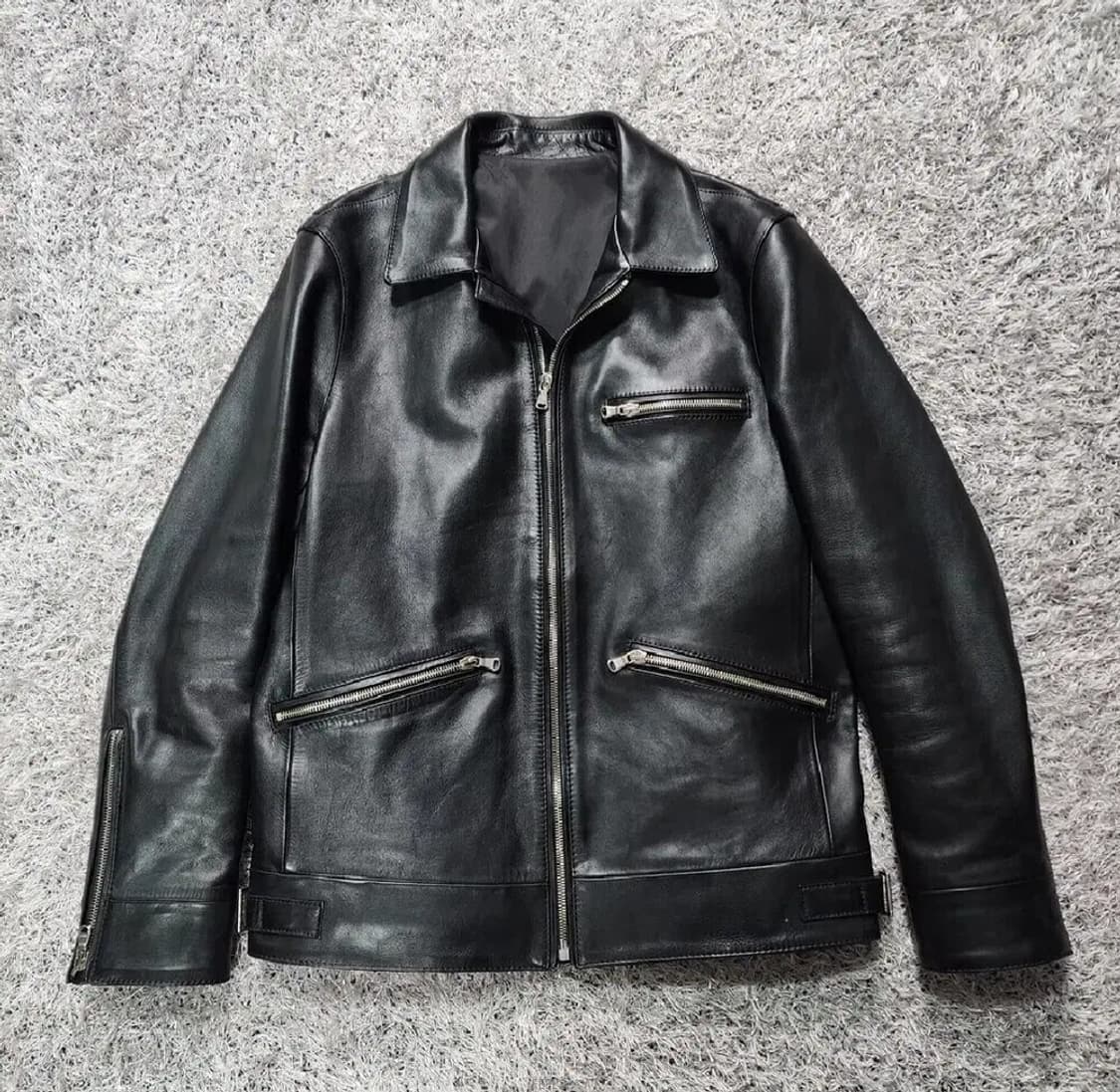 솔리드옴므 우영미 라이더 가죽 자켓 남성95 상품이미지1