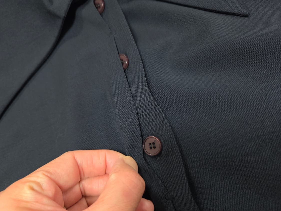 로우클래식(LOW CLASSIC) 와이드카라 울셔츠 55-66 상품이미지8