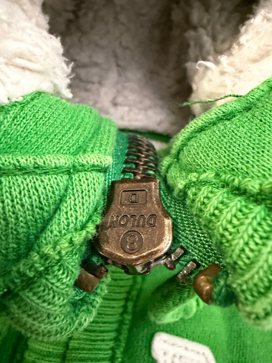 아베크롬비 딱붙핏 양털 울프죠 후드집업 그린 상품이미지4