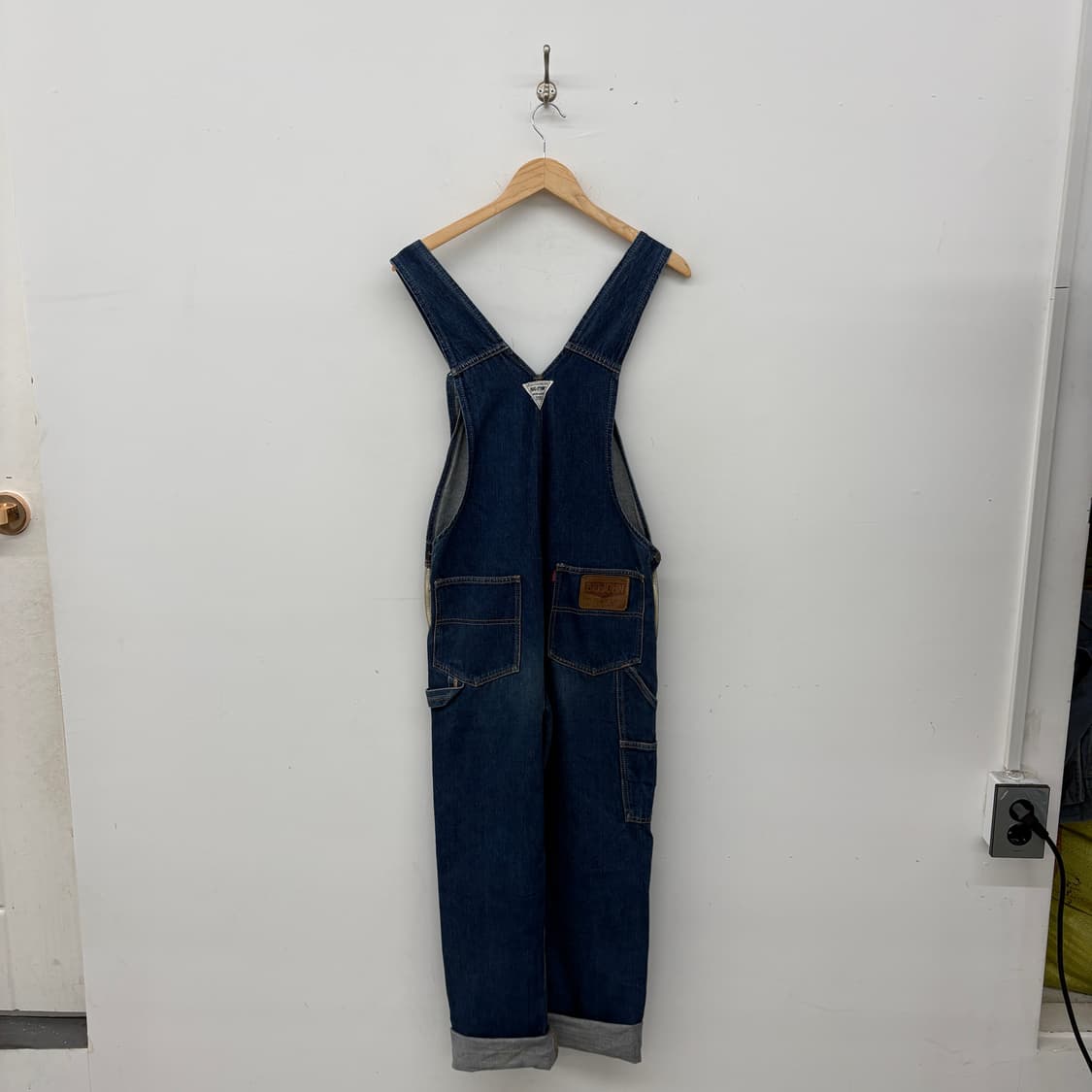 빅죤 빈티지 청 데님 롤업 오버롤 F 상품이미지5