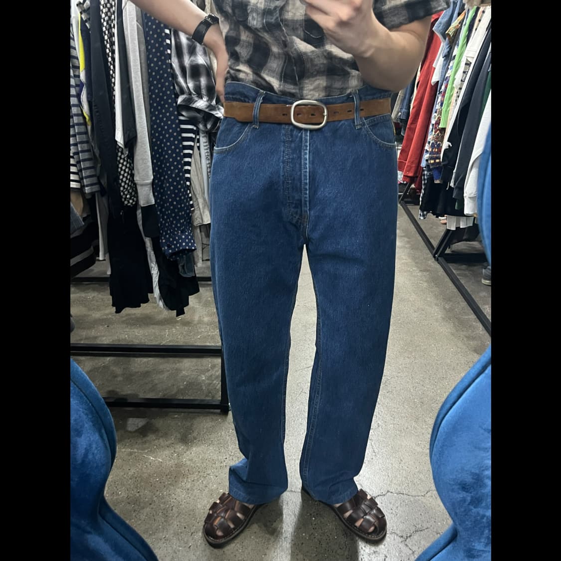 90년대 ARMANI 아르마니 데님팬츠 Made in ITALY 상품이미지2