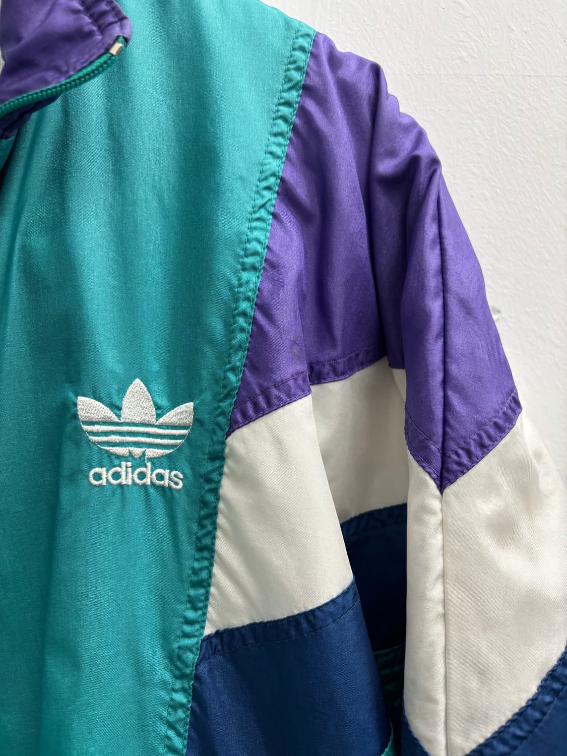 90s 아디다스 adidas 빈티지 컬러블록 트랙탑 상품이미지3