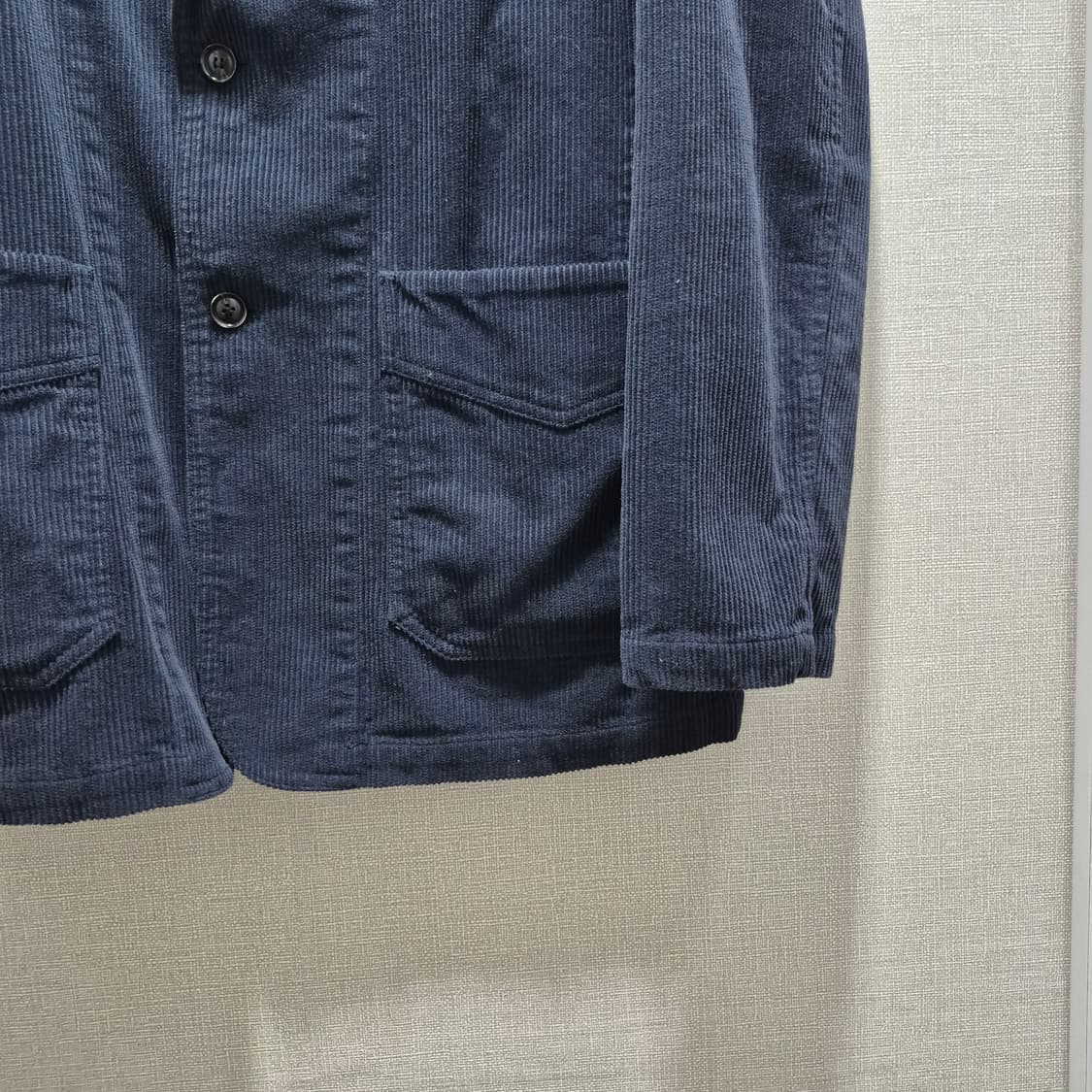(M) 솔티(SORTIE) tura 코듀로이 워시드 자켓 블루 상품이미지3