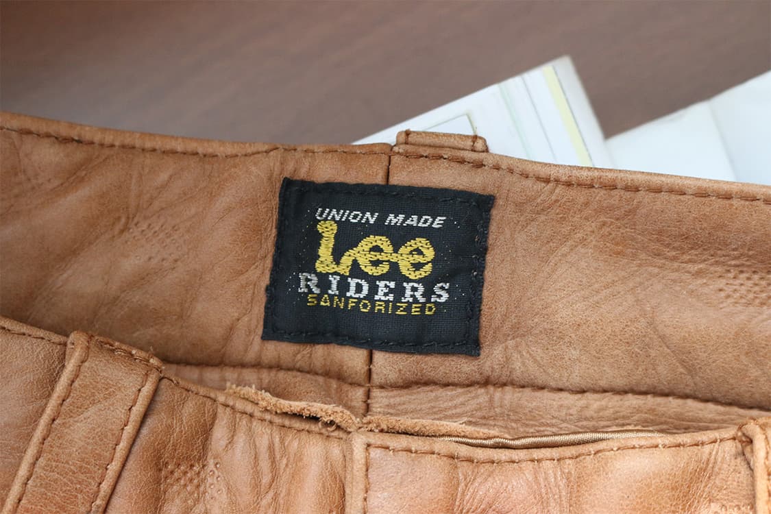 LEE 레더 부츠컷 팬츠 상품이미지8