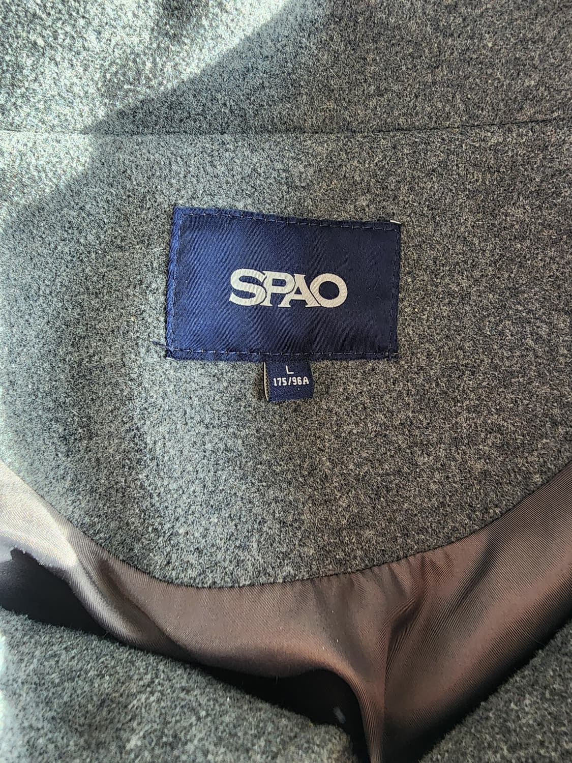 후아유 울블랜드 더플코트 그레이 팜. L(100~105사이즈) 떡볶이코트 상품이미지4