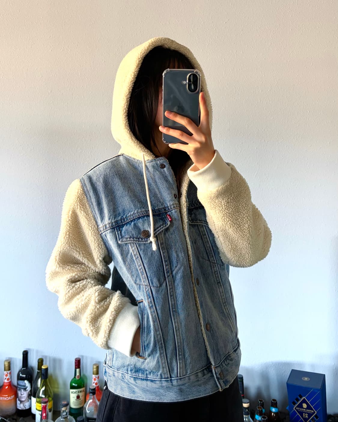 [S]리바이스 프리미엄 Big E 쉐르파 플리스 데님 자켓 상품이미지1