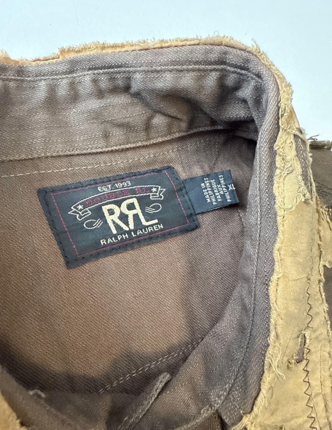 XL 더블알엘 리미티드 패치워크 웨스턴 셔츠 상품이미지2