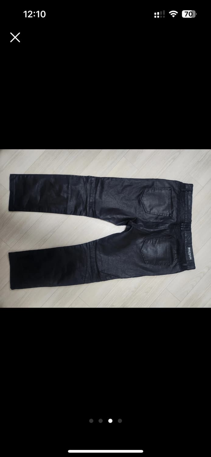 발망 양피 바이커바지 36-7인치 상품이미지3