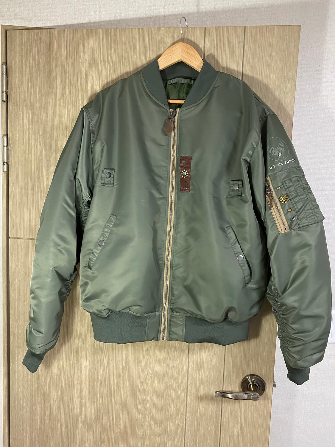 복각 잼스톤 ma-1 플라이트 자켓 상품이미지5