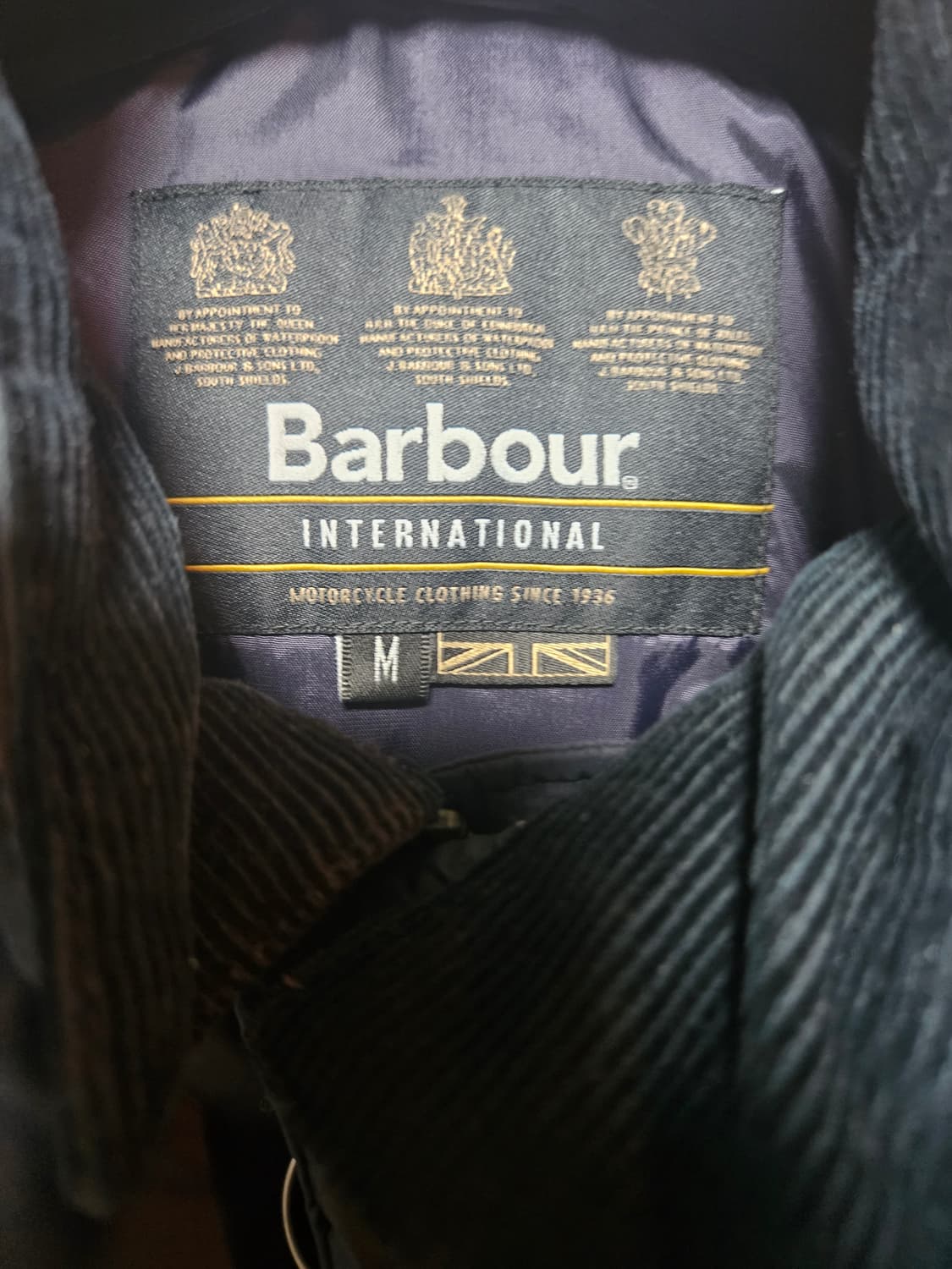 [M사이즈] 바버 인터네셔널 페디드 네이비 상품이미지3