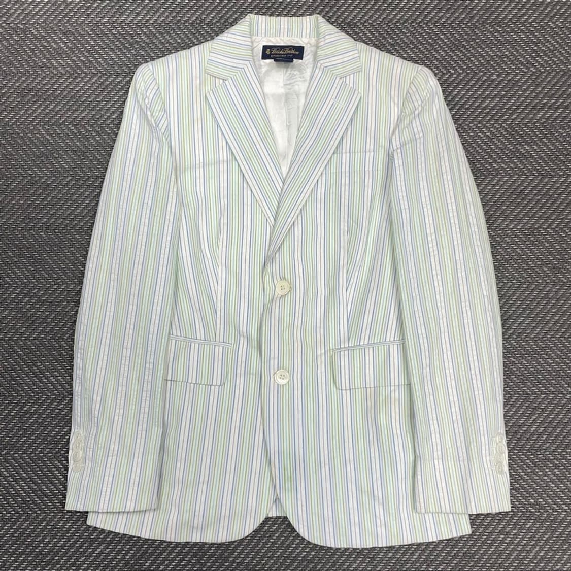 브룩스 브라더스 코튼 스트라이프 블레이저 v0219 상품이미지1