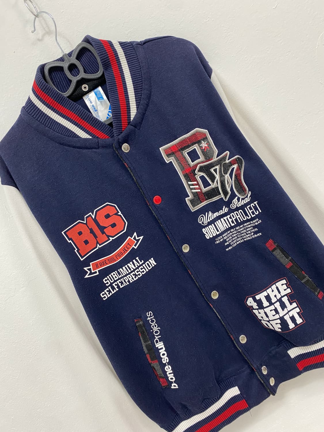 [JPN] y2k 펑크 레터링 스타디움 자켓 상품이미지5