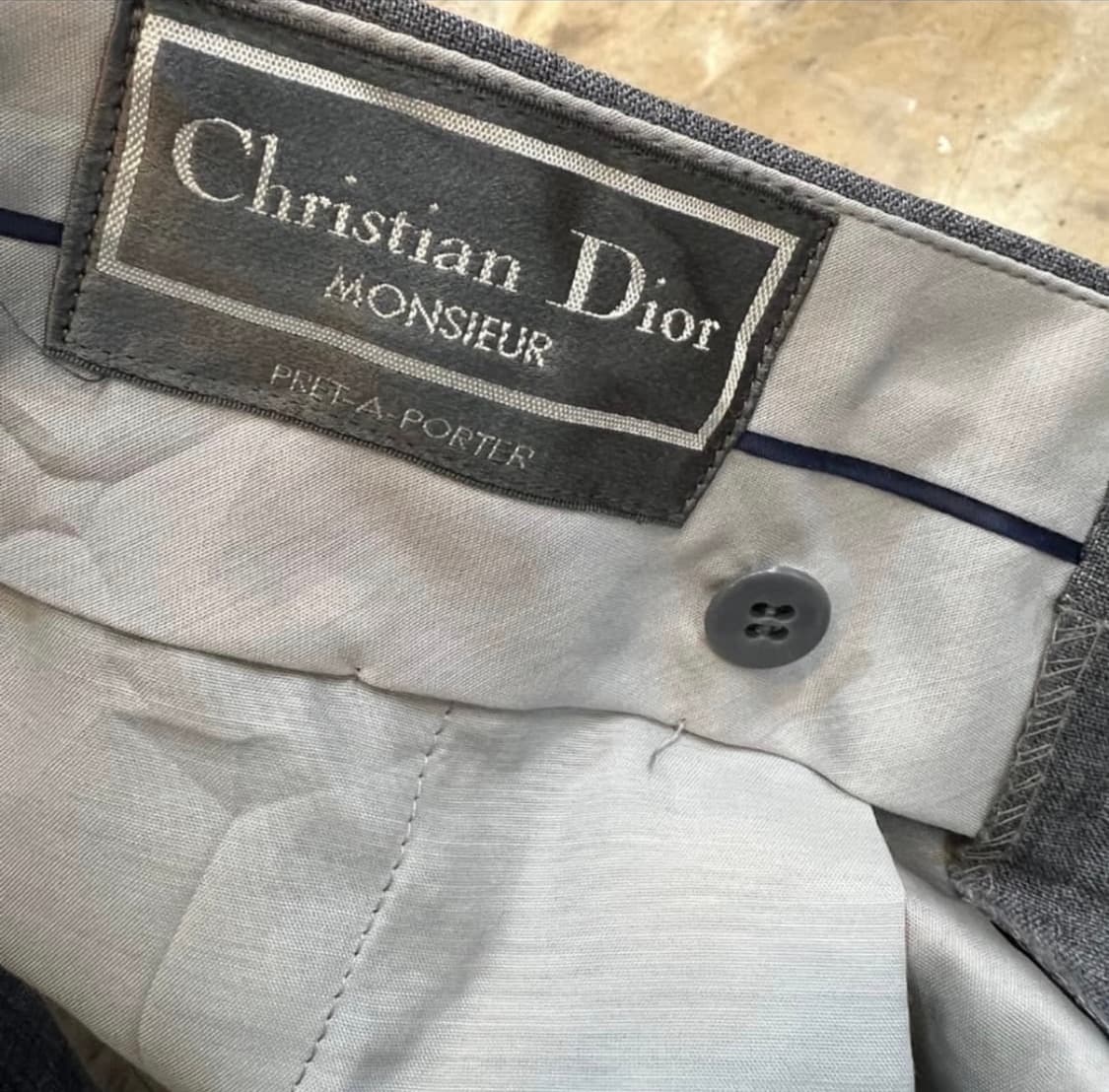 크리스찬 디올 그레이 슬랙스 상품이미지3
