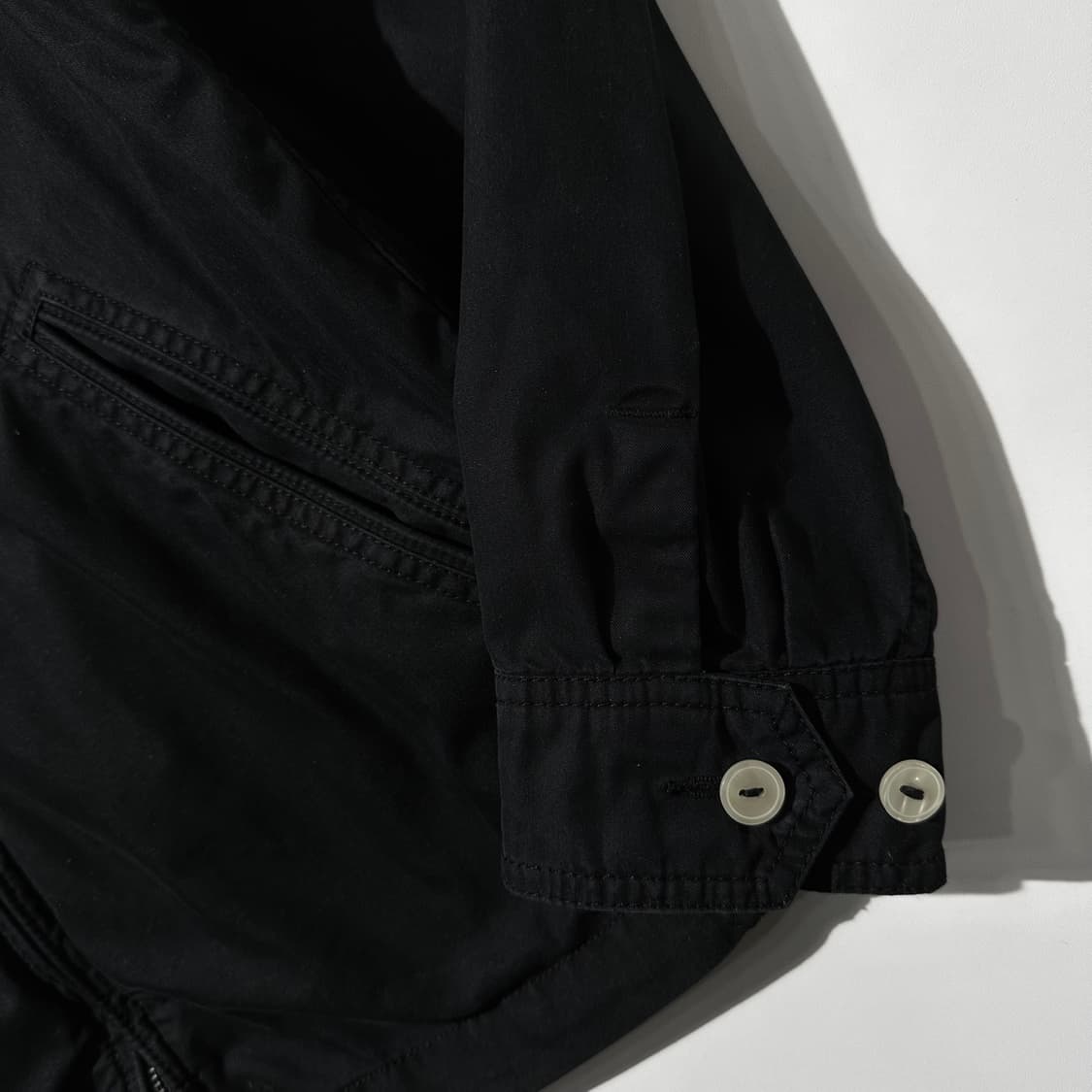 폴로 랄프로렌 코튼 나일론 후드 자켓 블랙 상품이미지9