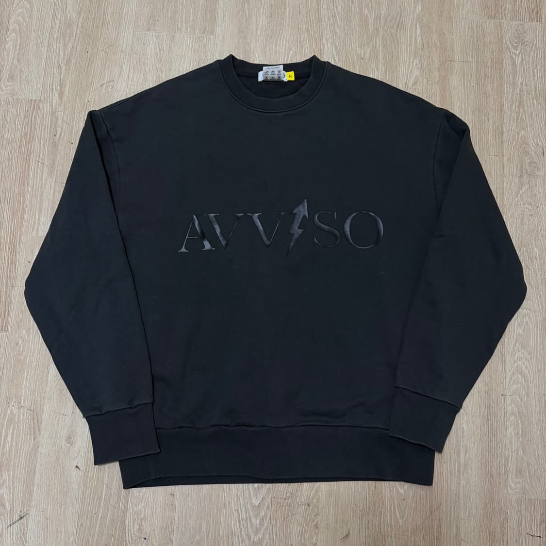 아비쏘 빅로고 라운드 맨투맨 M/95  상품이미지1