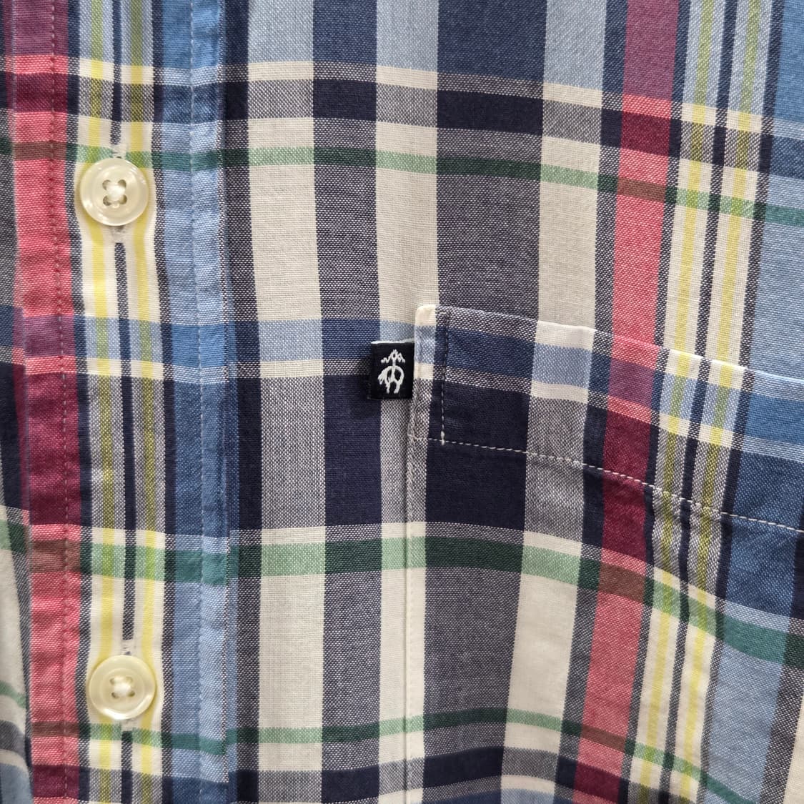 브룩스브라더스 버튼다운 체크셔츠 XS 상품이미지2