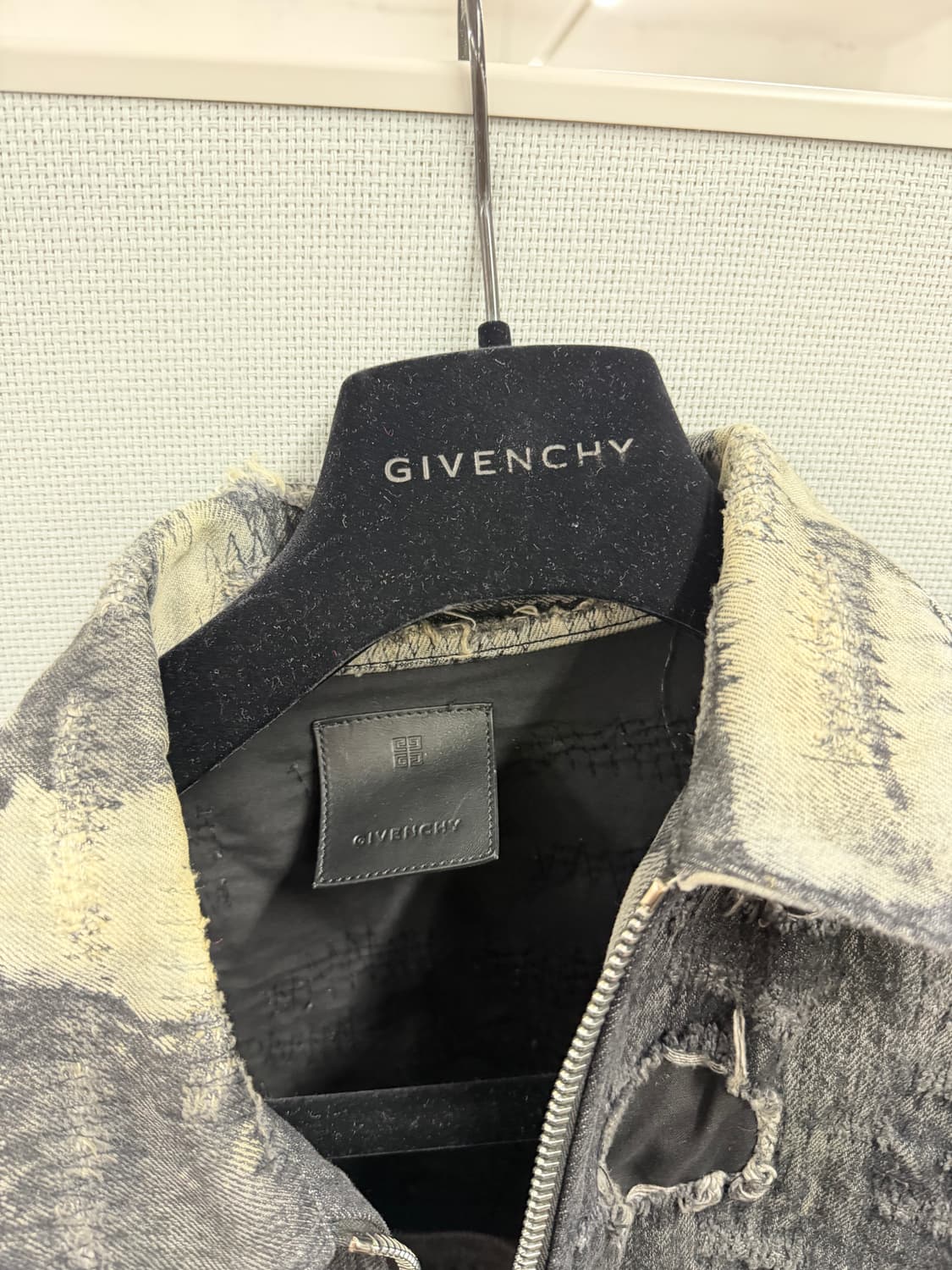 지방시 데미지드 데님 자켓 L 상품이미지3