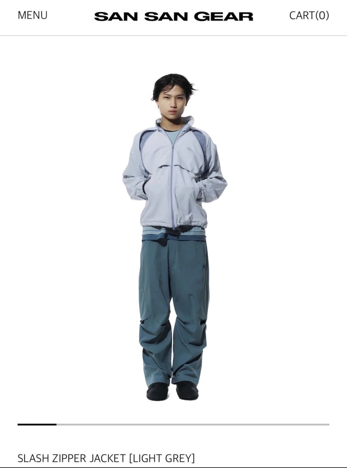 산산기어 slash zipper jacket 상품이미지2