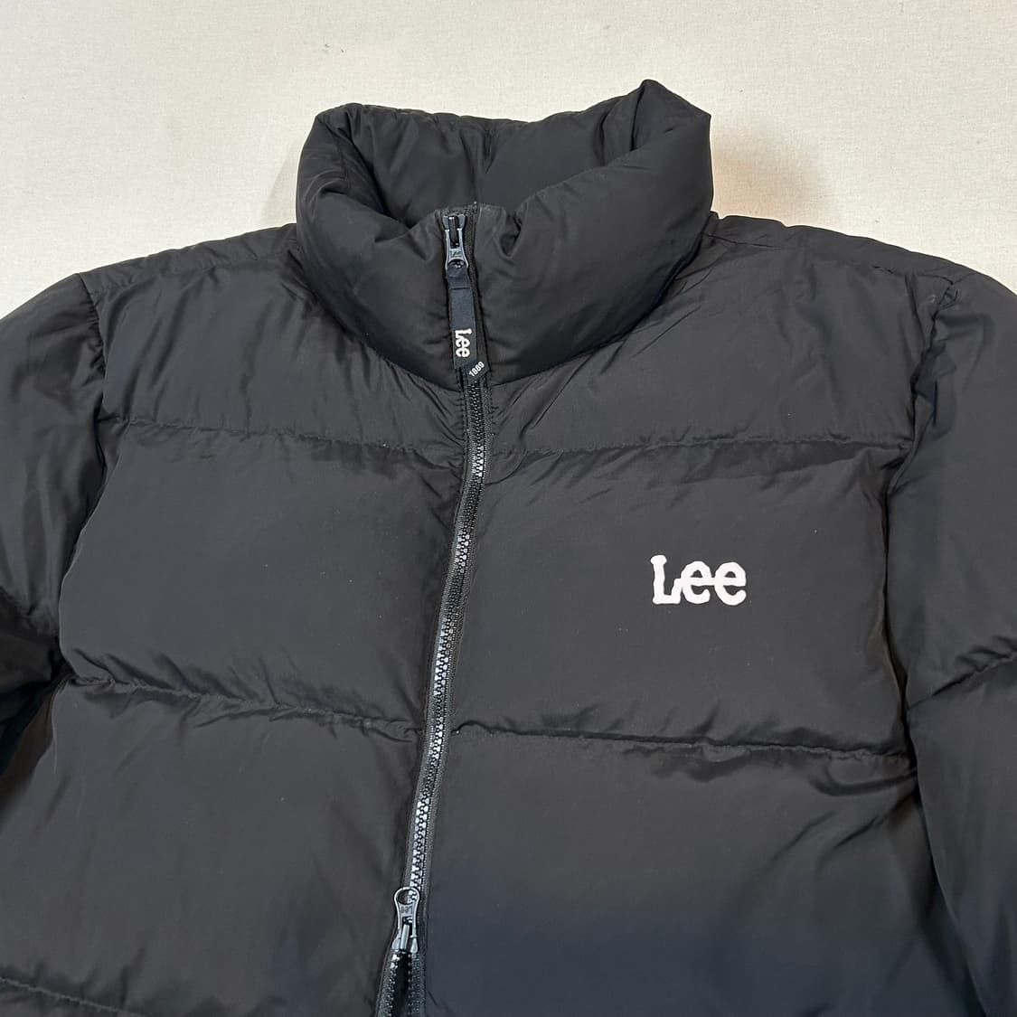 M) Lee 리 덕다운 오리털 푸퍼 패딩 블랙 상품이미지3