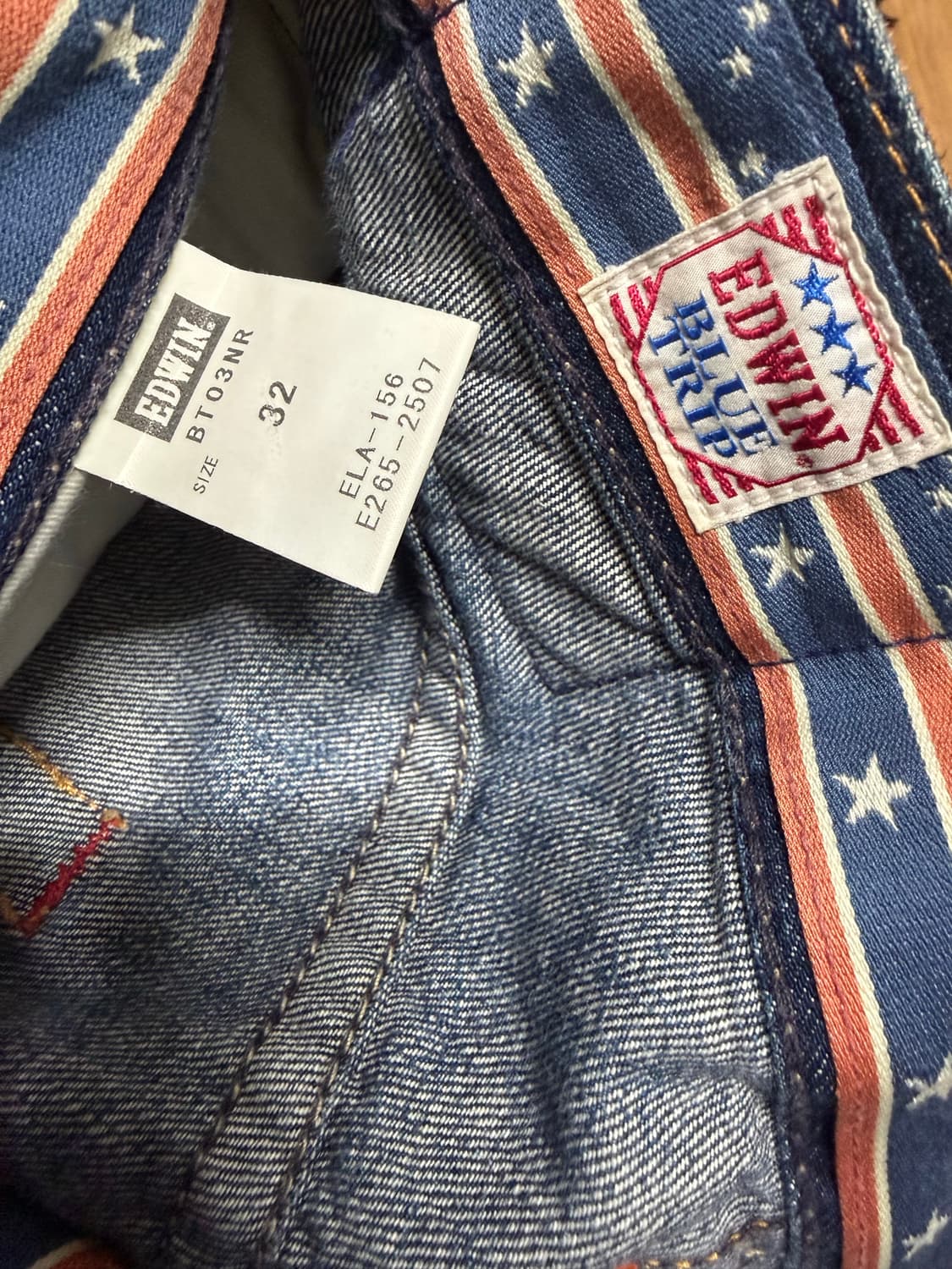 [32] 에드윈 블루트립 웨스턴 데님팬츠 상품이미지3