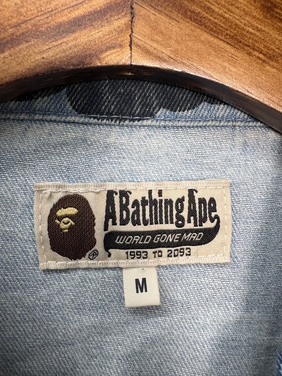 베이프 블루 카모데님 자켓 A3066 상품이미지7