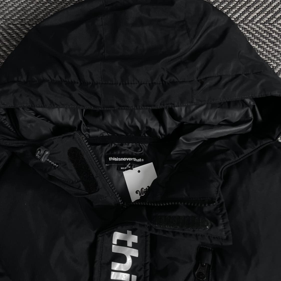 디스이즈네버댓 스펠아웃 빅로고 다운 롱패딩o 3676 상품이미지8