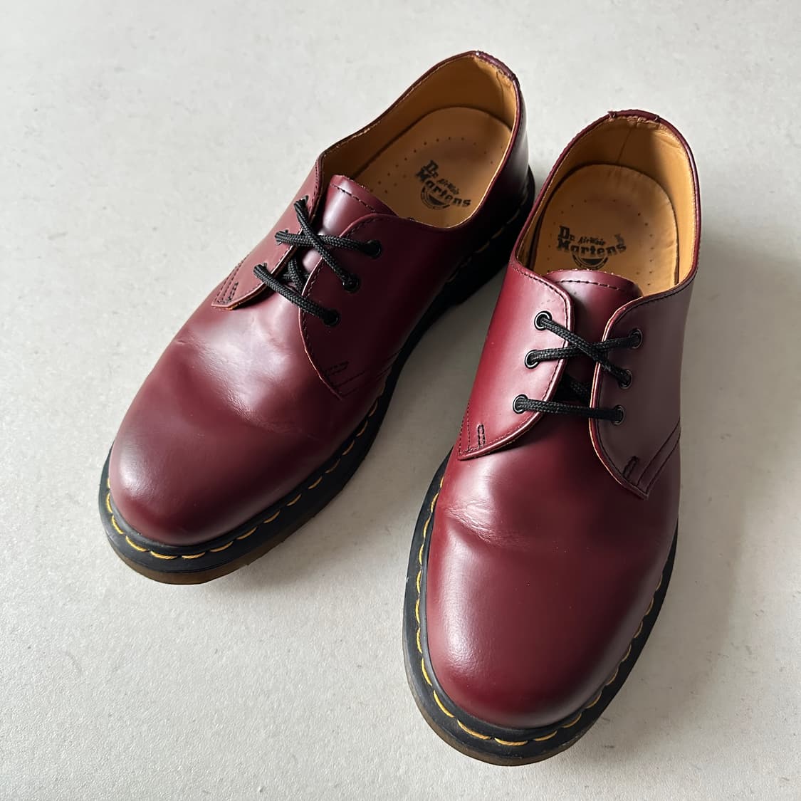 닥터마틴 1461 체리레드 3홀 UK7 상품이미지2