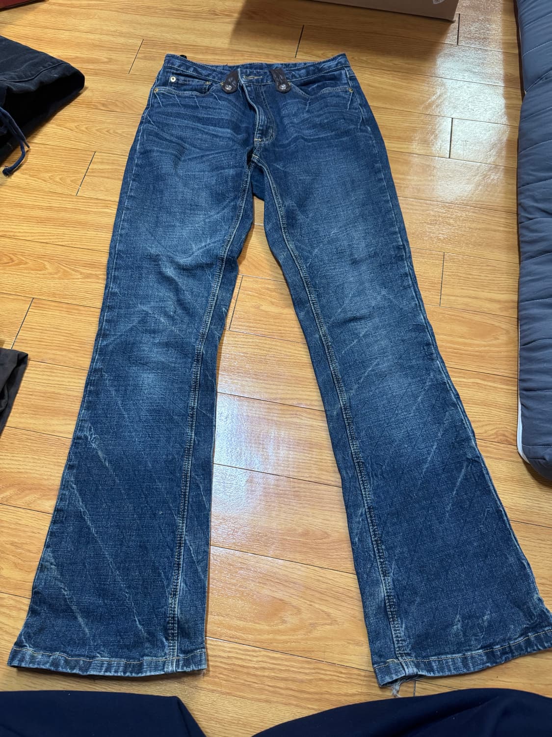 갸루 세미와이드팬츠 상품이미지2