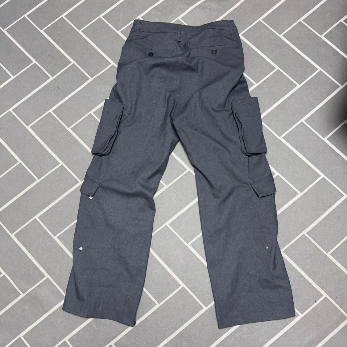 (M) Yiyae 이예 모듈러 카고 슬랙스 그레이 상품이미지3