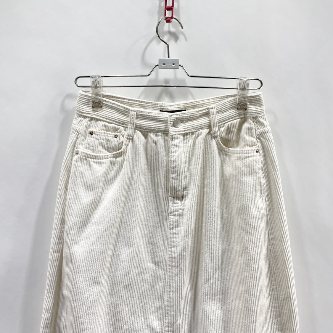 몬스터진 여성코듀로이스커트 아이보리 26  상품이미지2