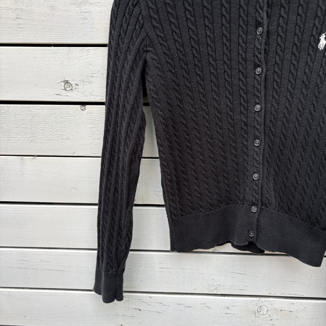 Polo 폴로 케이블 꽈배기 니트 가디건 상품이미지4