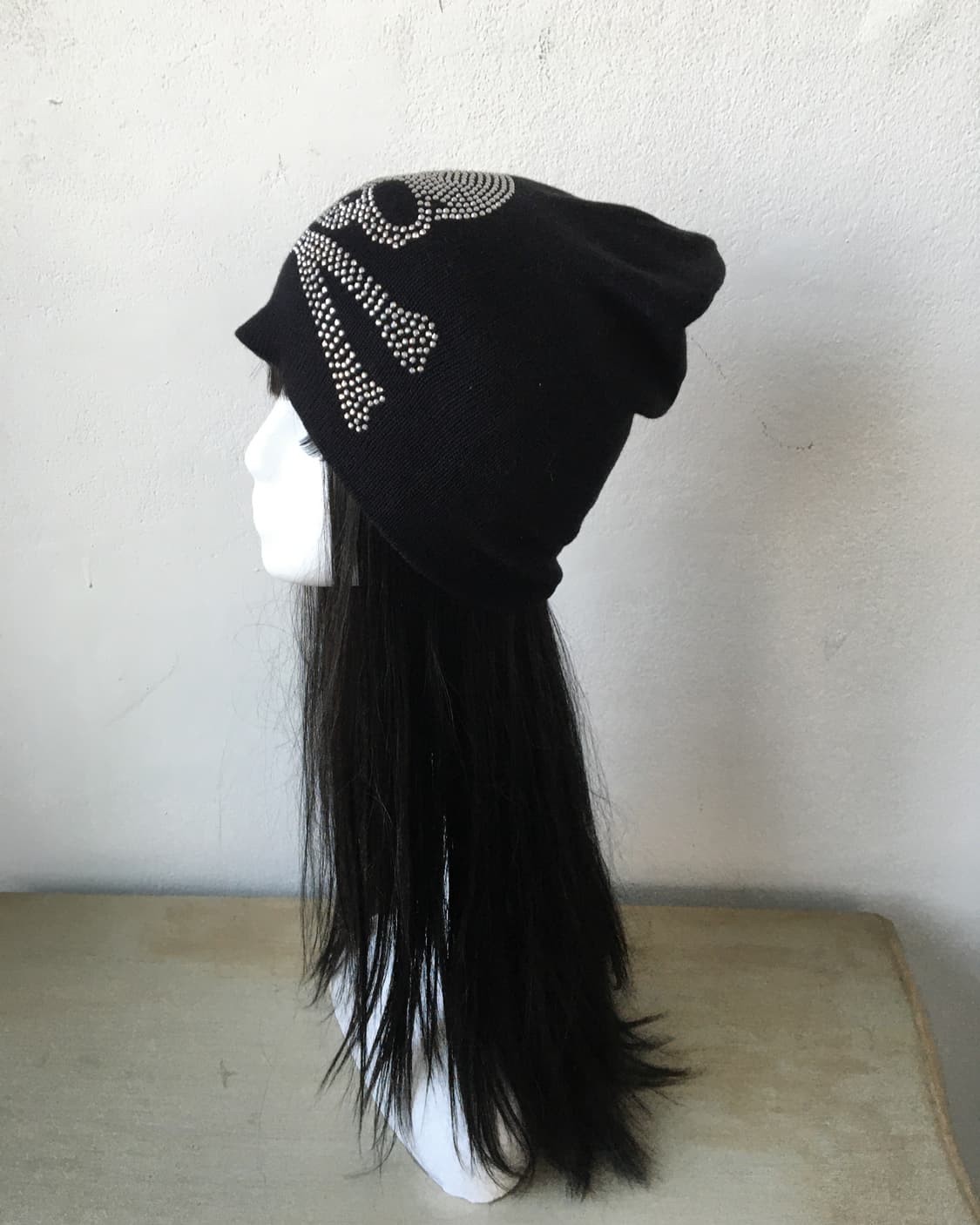  skull beads beanie 상품이미지3