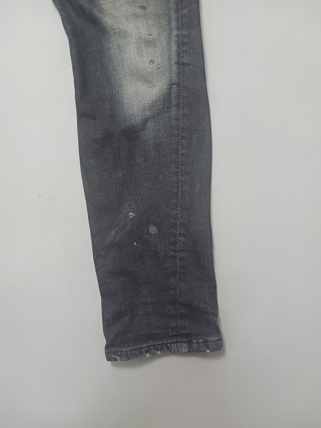 [34] 디스퀘어드2 더티오일 블랙 M 부블레진 청바지 상품이미지5