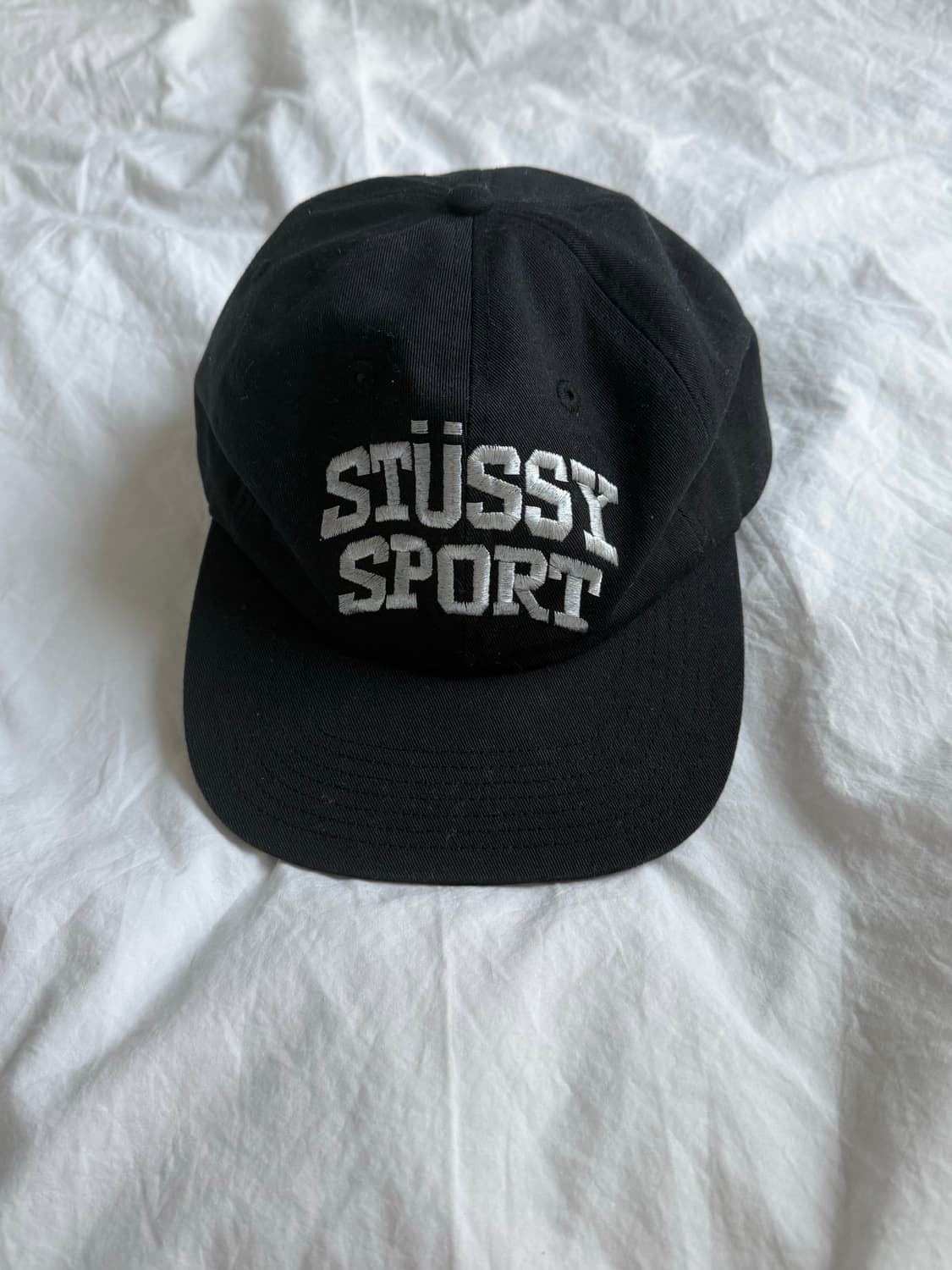 스투시 미드 뎁스 스포츠 스냅백 블랙 상품이미지1