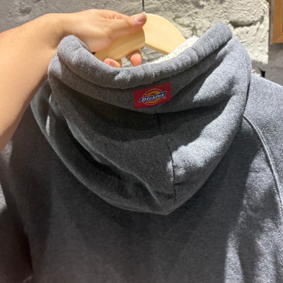 디키즈 빈티지 빅로고 안감양털 헤비후드집업 상품이미지6