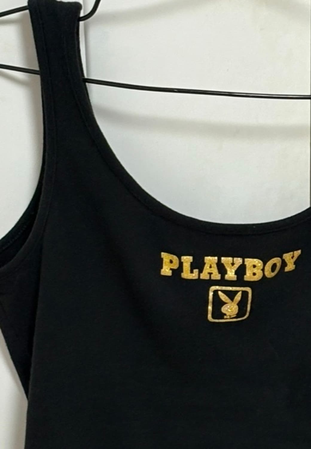 핫걸 추천) Playboy 딱붙 나시(블랙) 상품이미지2