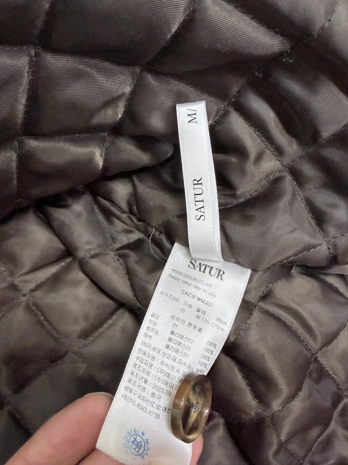 세터 테오 패디드 후드 집업 카키그레이 상품이미지10