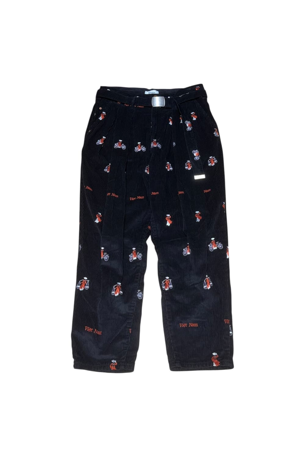 더블렛 20AW 벨티드 코듀로이 테이퍼드 트라우저 팬츠 상품이미지4