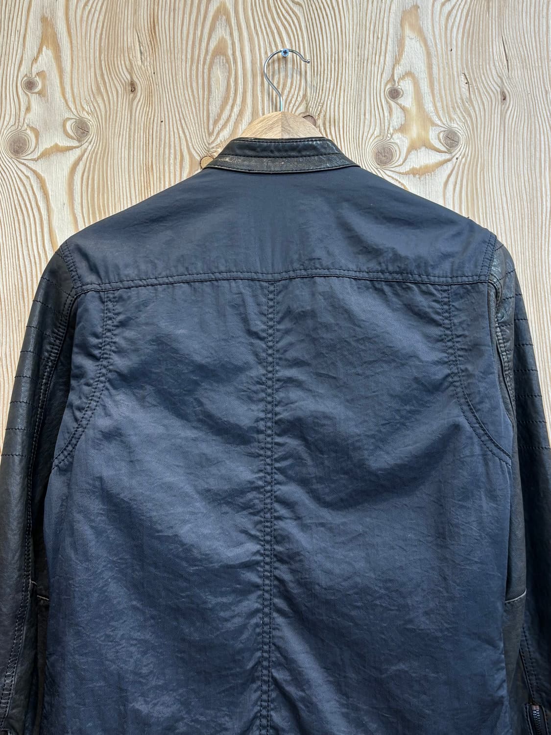 솔리드옴므 하이브리드 레더자켓 상품이미지4