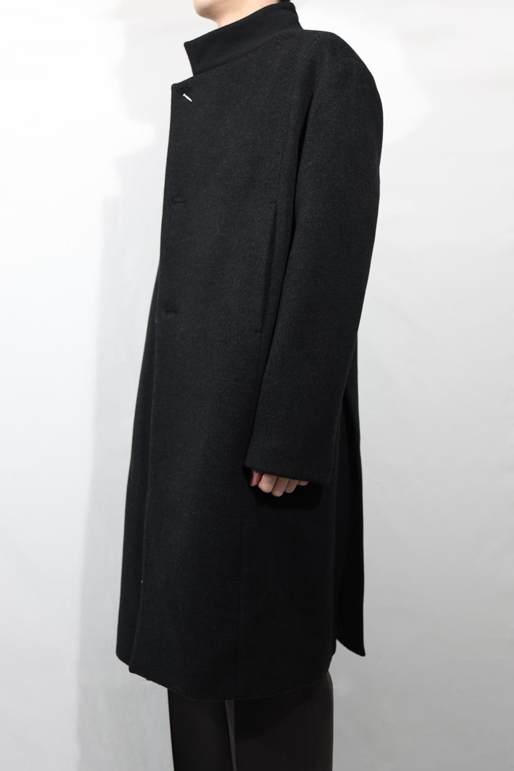 [os] les 레스 린 코트 블랙 새상품 상품이미지3