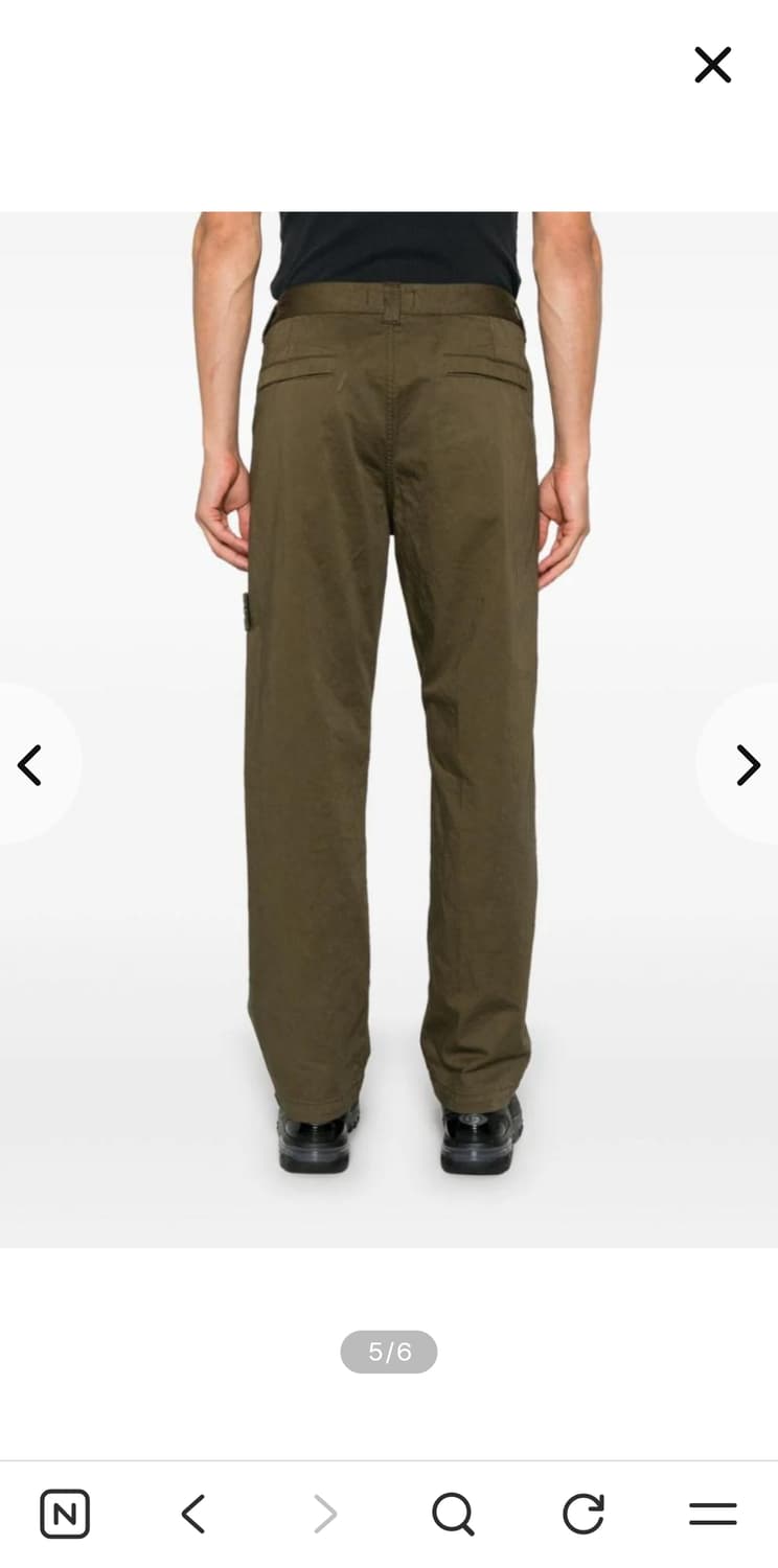 스톤아일랜드 고스트피스 퍼티그 팬츠 상품이미지2