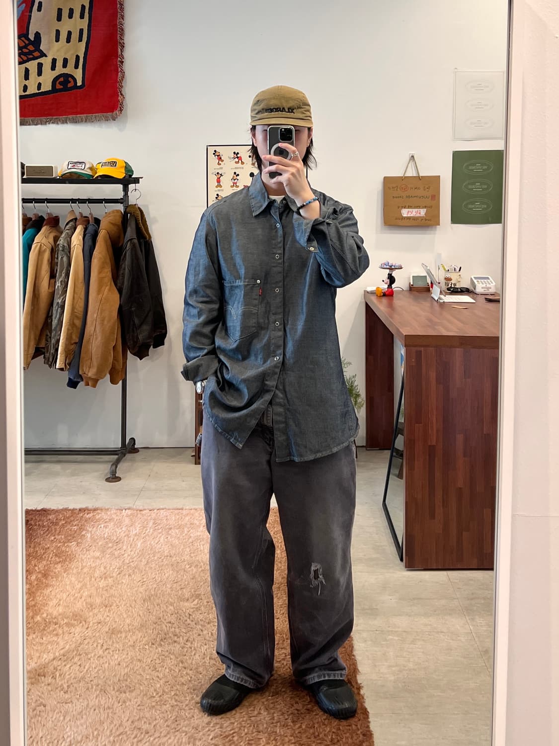 00s Levis 리바이스 엔지니어드 리오셀 데님 셔츠 상품이미지2