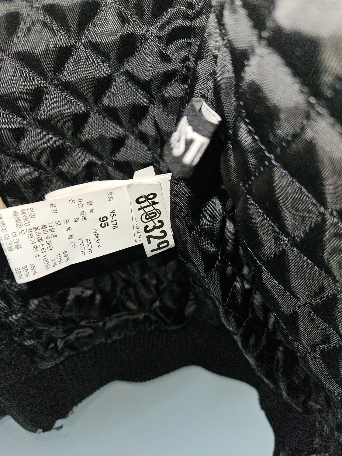 시스템옴므 SYSTEM 소가죽 니트 봄버집업 자켓 95 상품이미지4